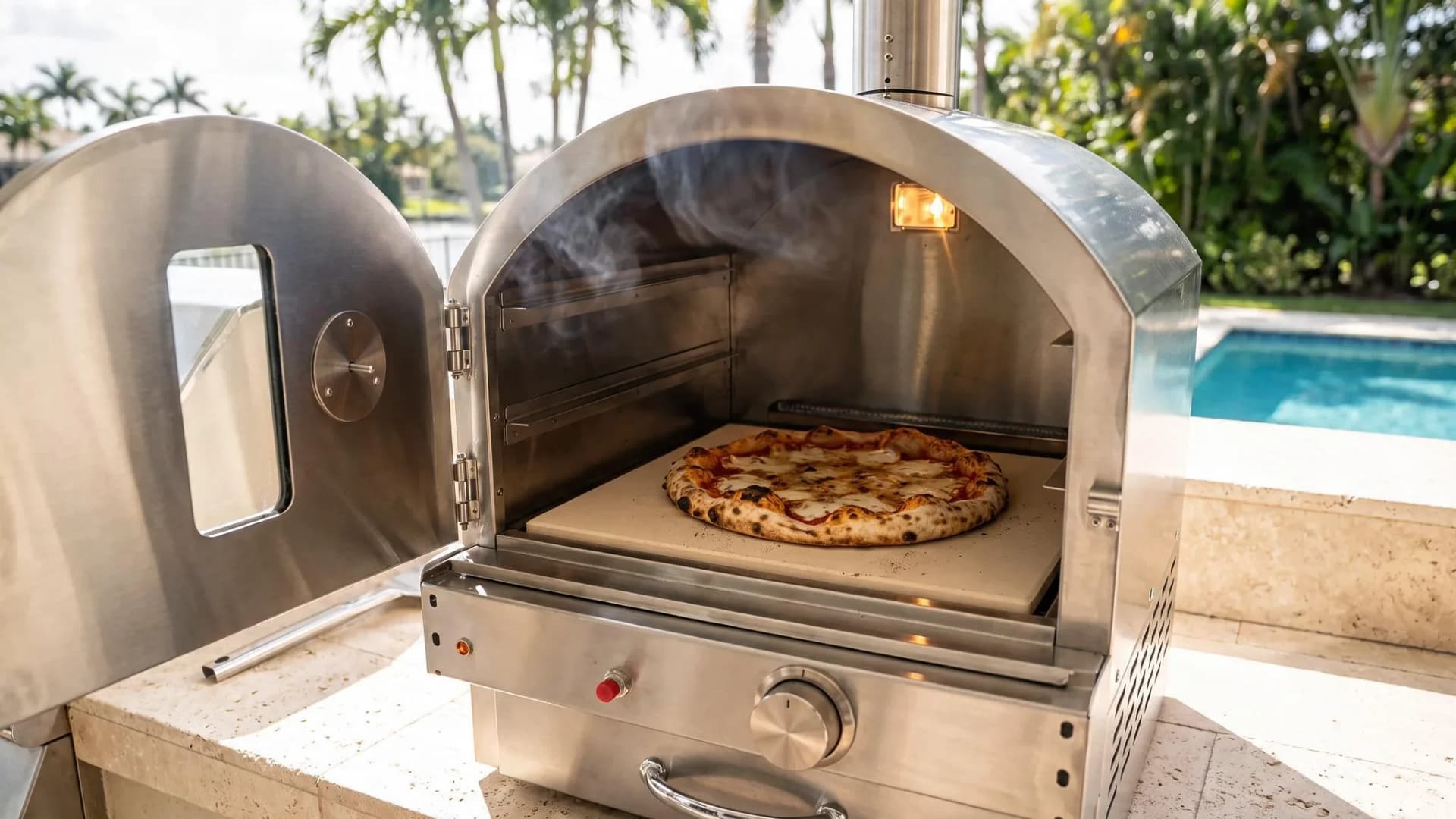Calor firme, do pré-aquecimento à última fatia. — Forno de Pizza EMBERA